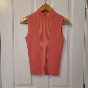 Vintage White Stag, Pink Sleeveless.Sweater 90s Tank Top Size Small 4/6